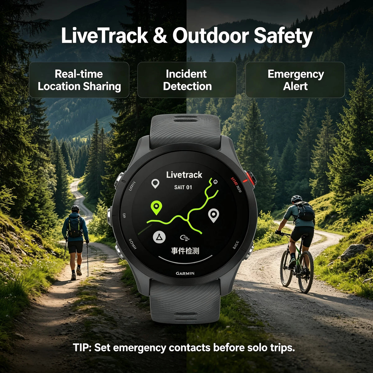 Garmin Forerunner 255 Multisport GPS Fitness Smartwatch With Sleep Tracking