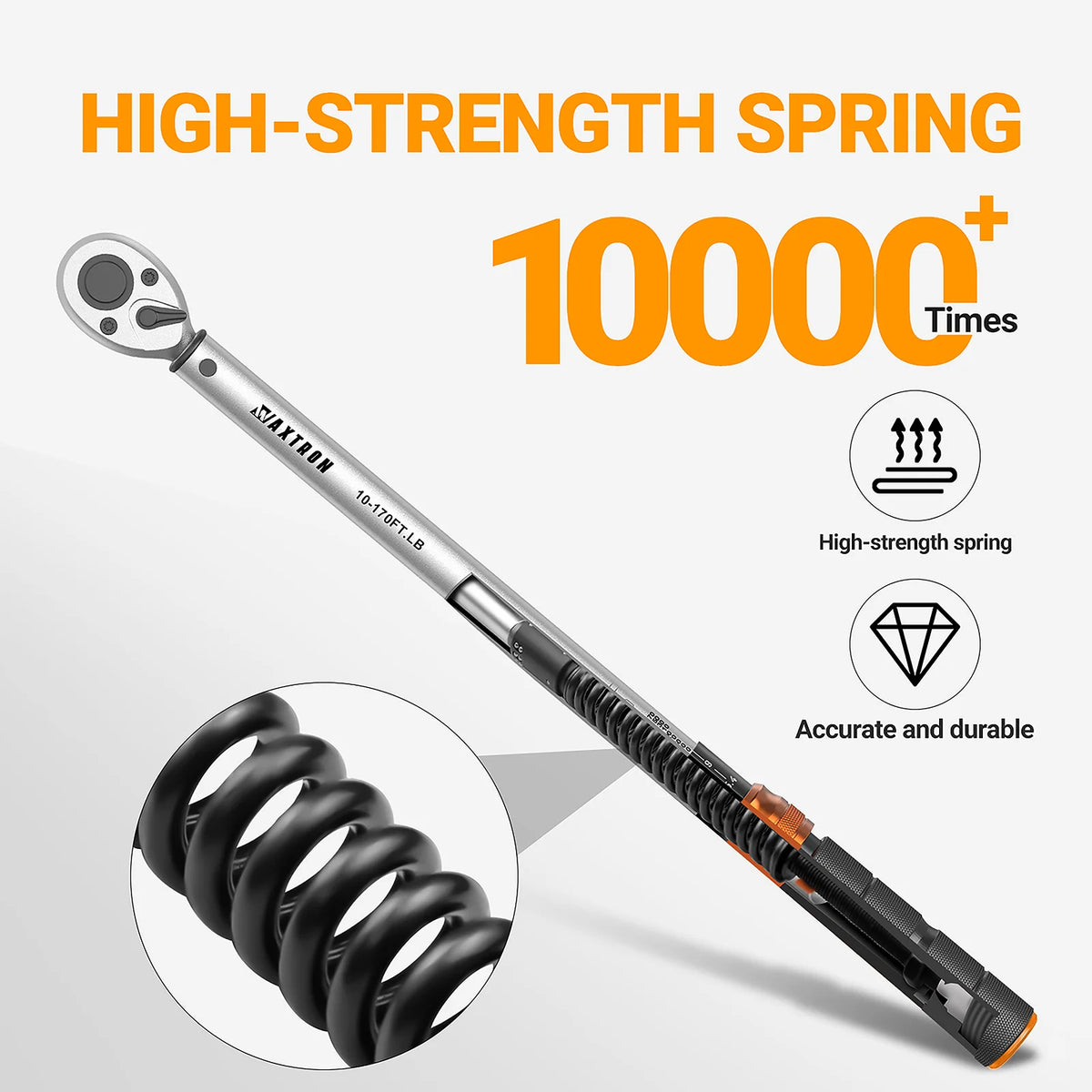 Waxtron Chrome Vanadium Steel Adjustable Torque Wrench