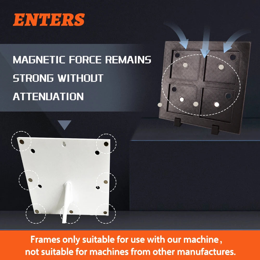 Mini Magnetic Refrigerator Photo Frames Blank Picture Holders