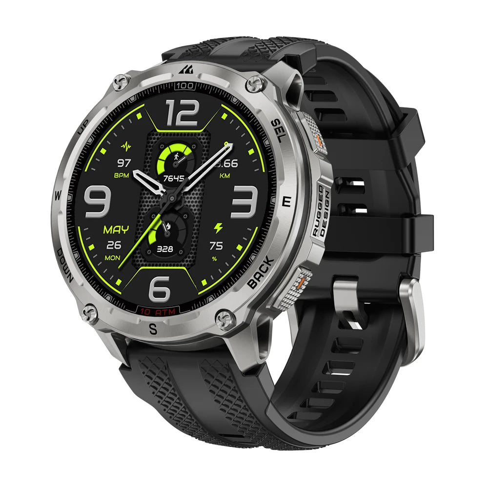 KOSPET Tank T4 GPS Smartwatch With Offline Maps Health Tracking