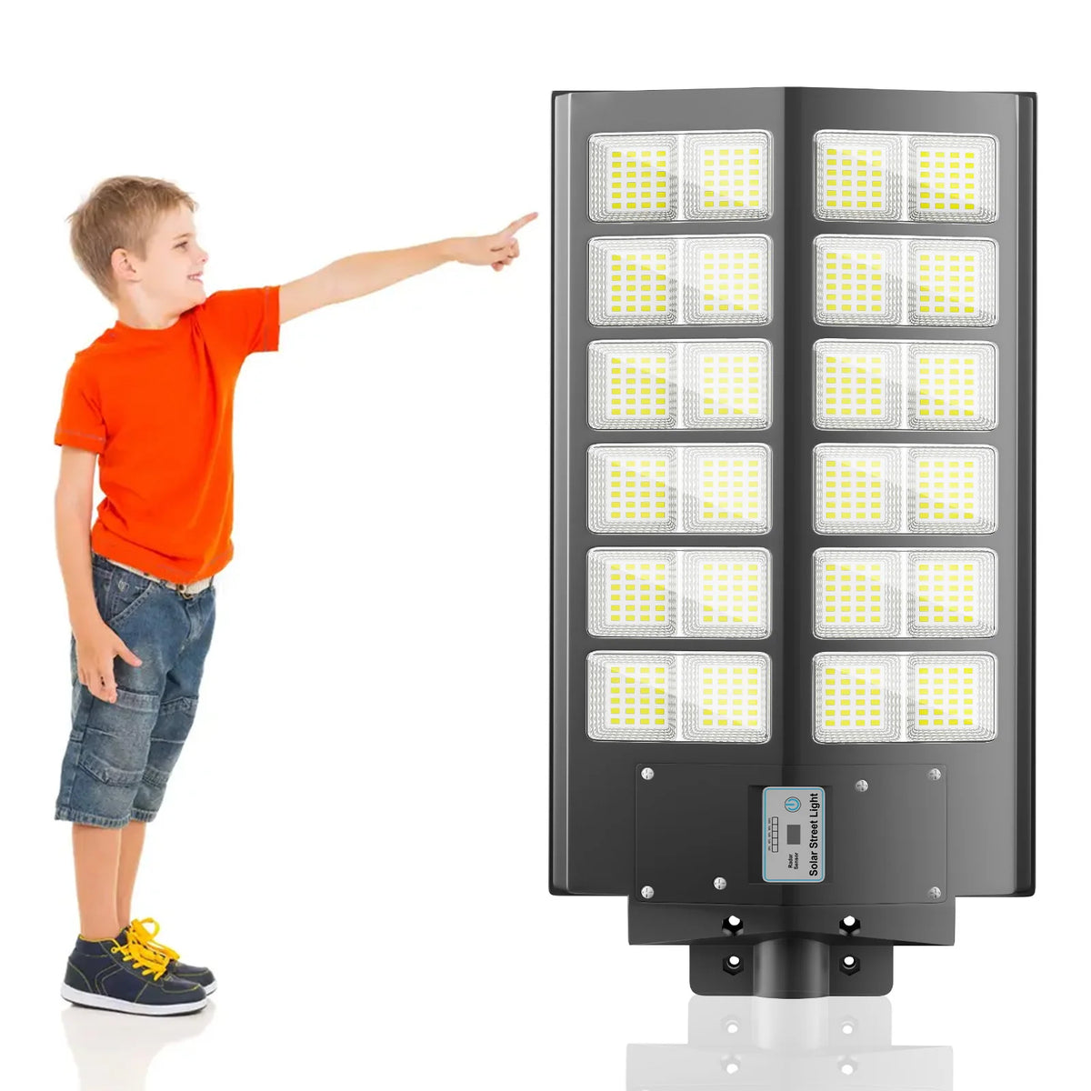 Commercial Solar LED Flood Light With Motion Sensor Remote Control
