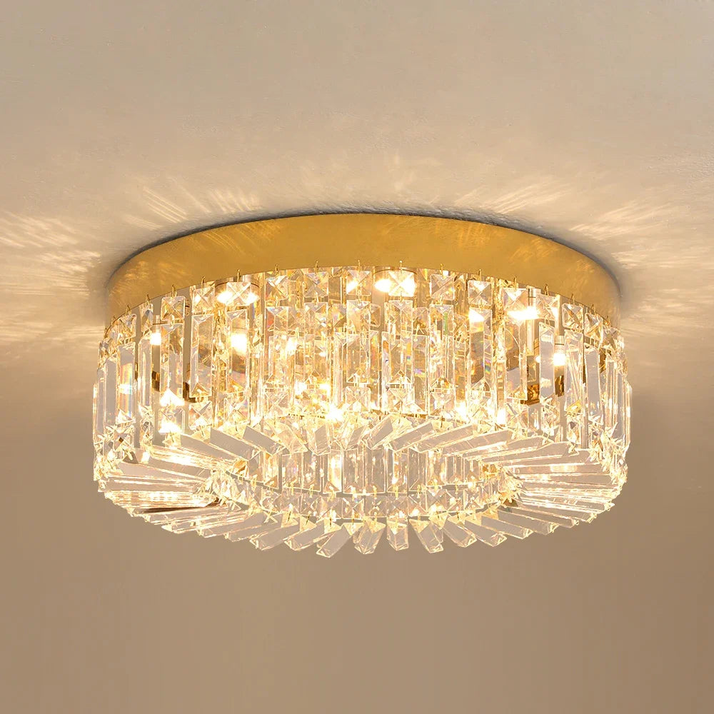 VETRULUS Modern Crystal Ceiling Light Elegant Chandelier