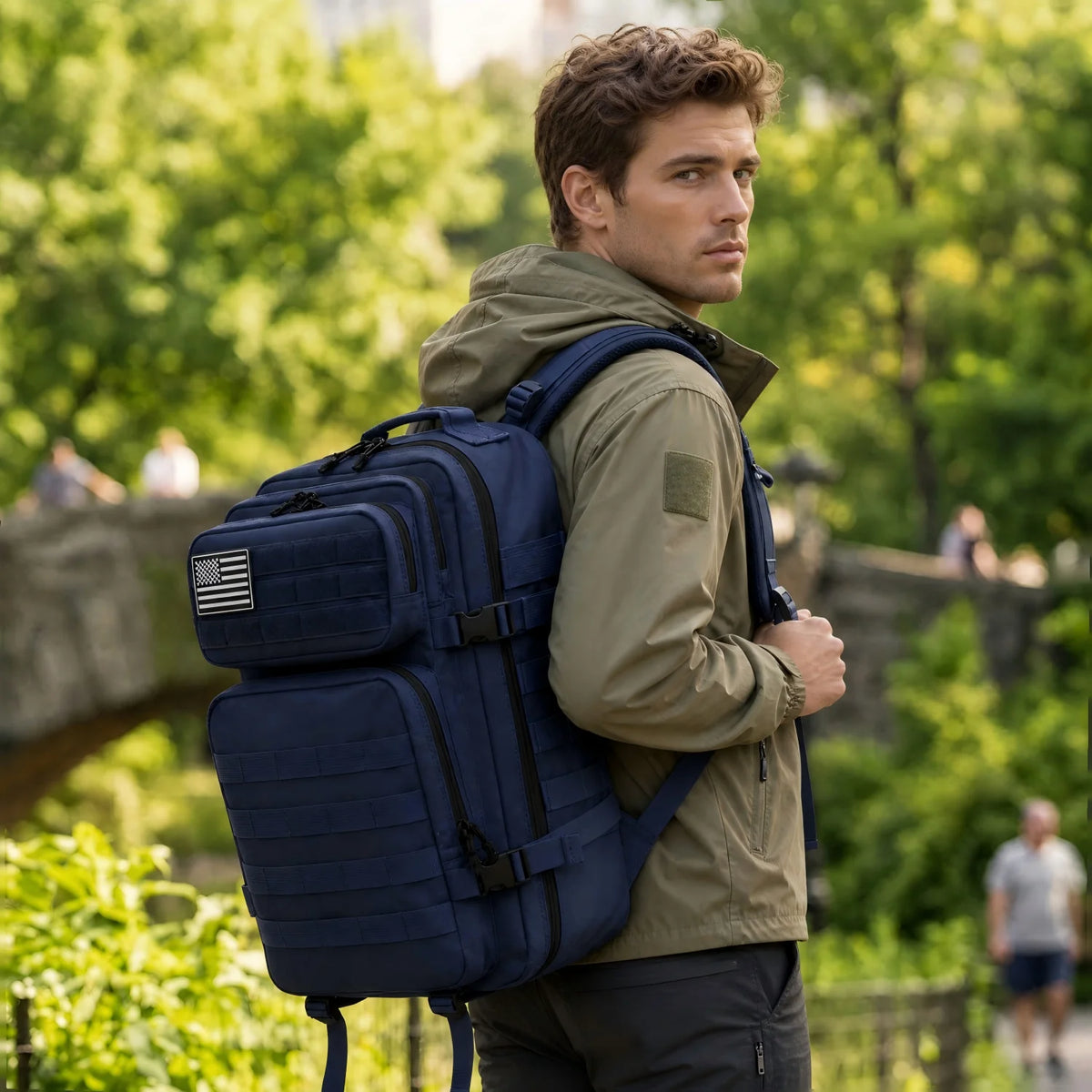ReFire Gear Durable Molle Fishing Tackle Backpack With Multi Pockets