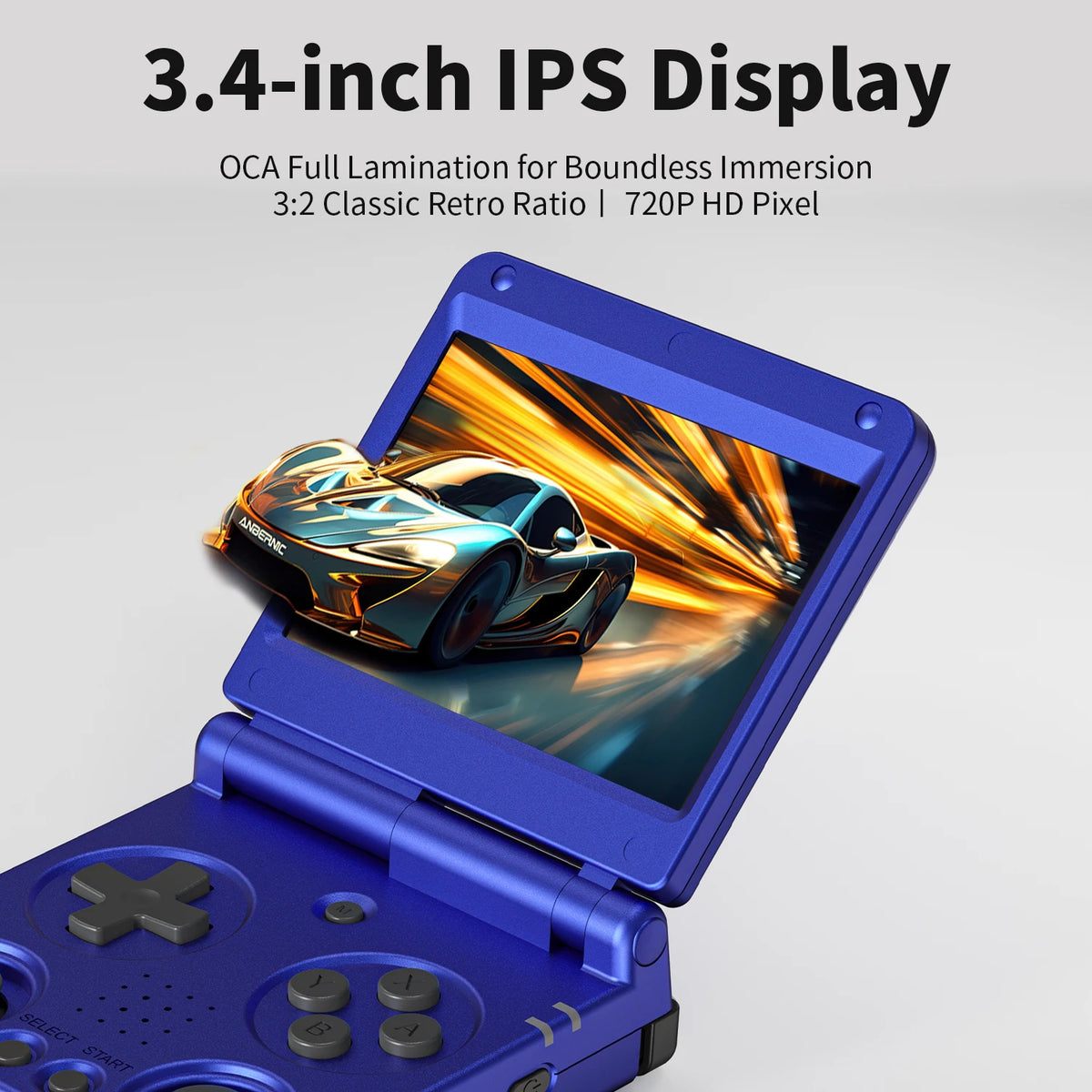 Anbernic RG34XXSP Linux Retro Handheld Game Console With TV Output