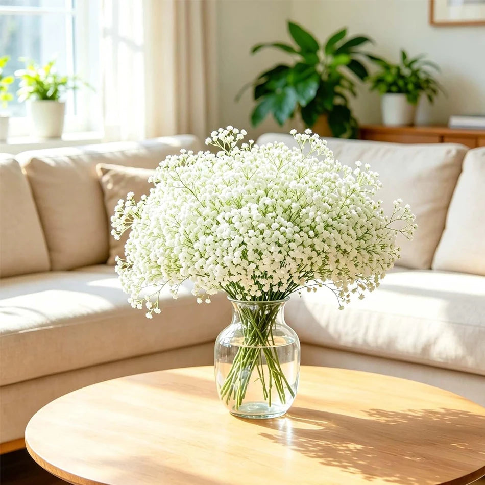Artificial Babysbreath Flowers for Wedding Table Decor Bouquet