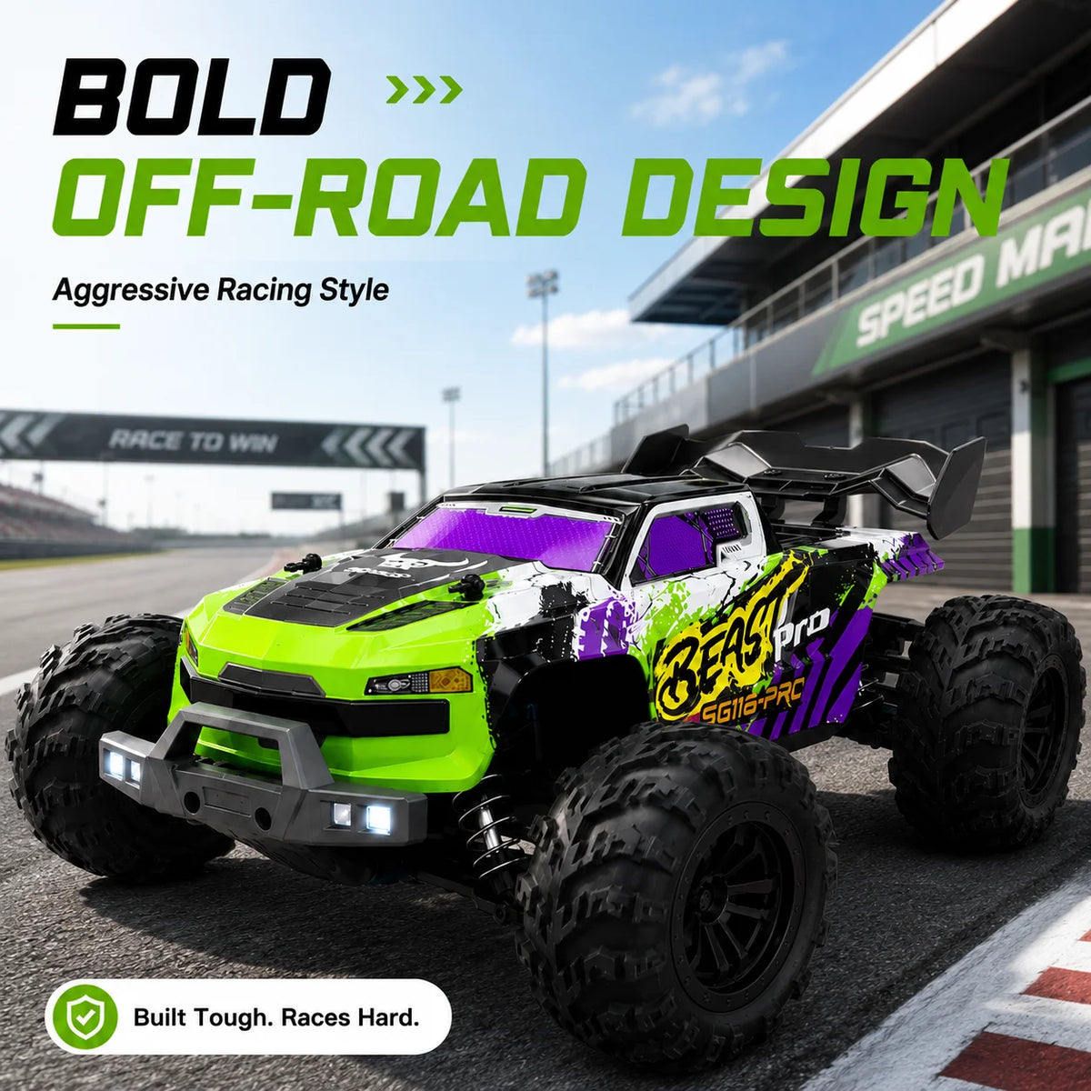 ZNLYRION Off Road RC Buggy Four Wheel Drive Remote Control