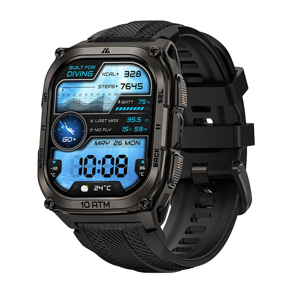 KOSPET Tank M4 GPS Smartwatch With Offline Maps And Health Tracking