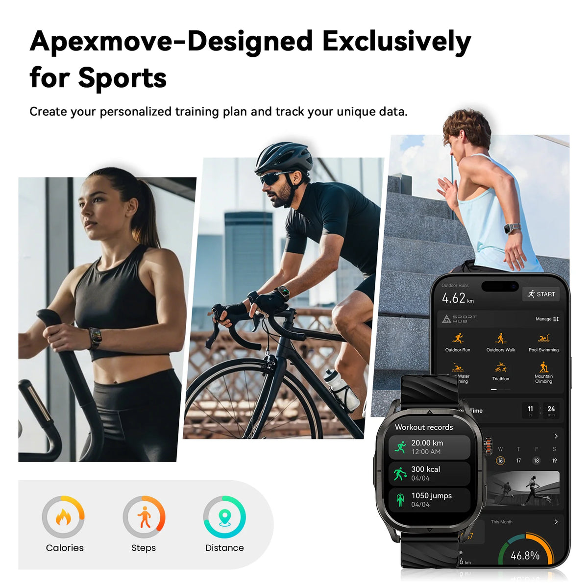 KOSPET Magic P10 GPS AMOLED Smartwatch With Dual Band GNSS