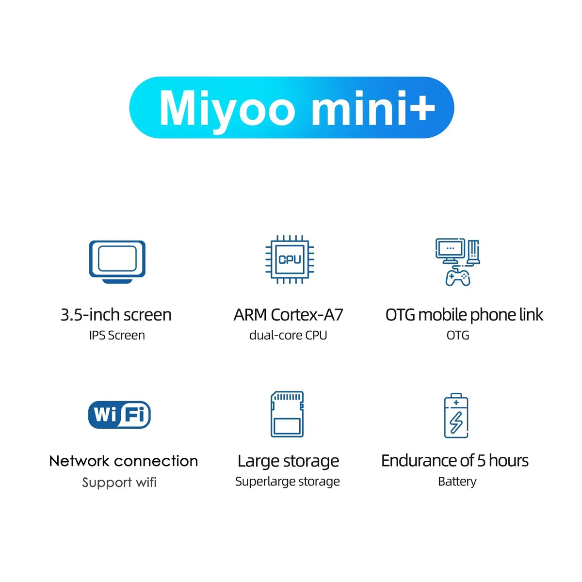 MIYOO Retro Handheld Game Console With IPS Display