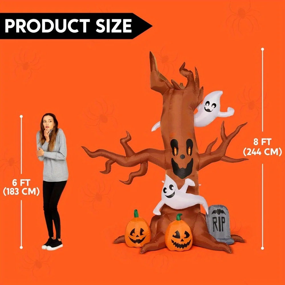 Halloween Inflatable Spooky Tree Yard And Garden Decor