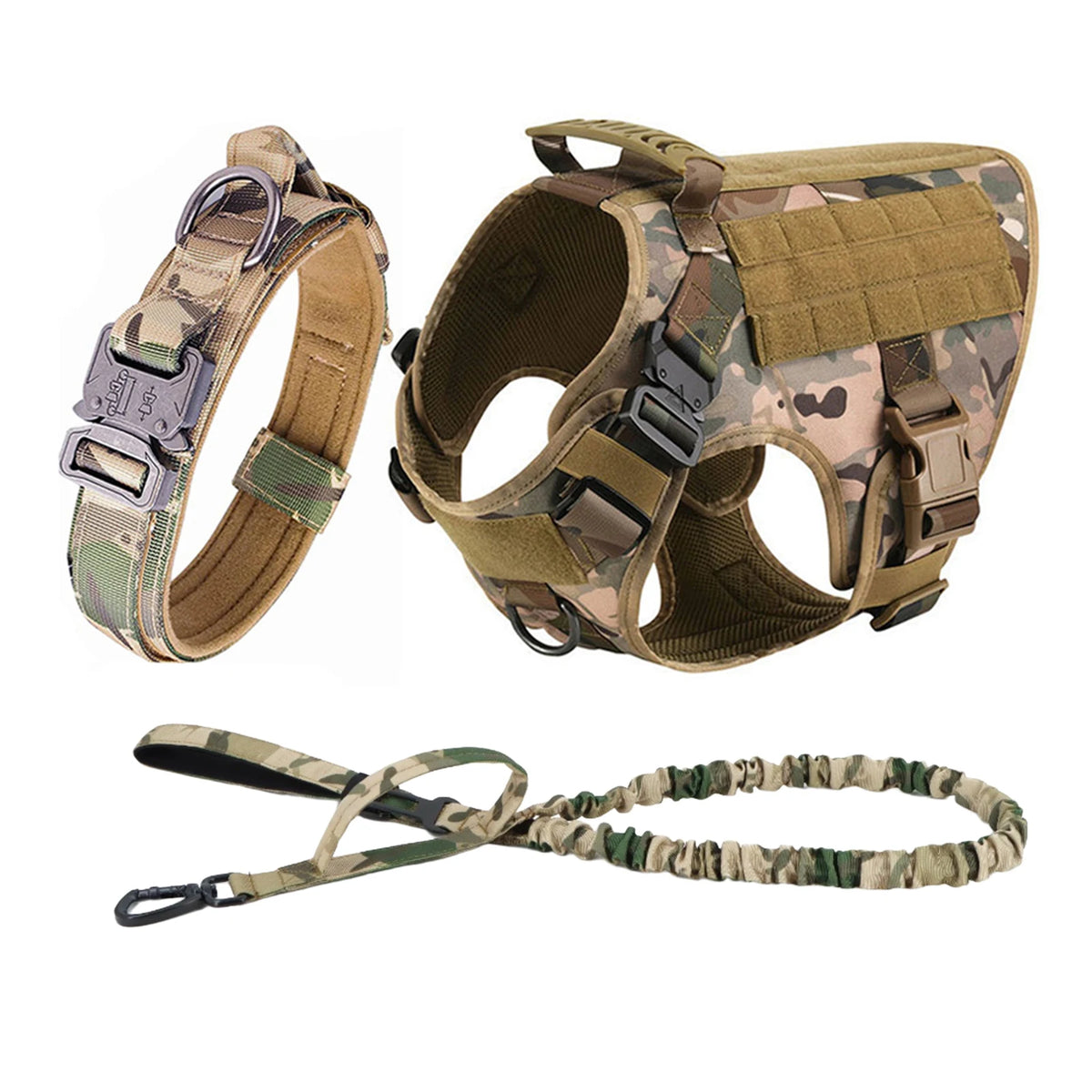 PetraVel Tactical Dog Harness With Quick Release Buckle