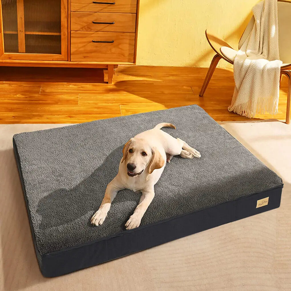 Premium Orthopedic Dog Bed With Memory Foam Washable Cover