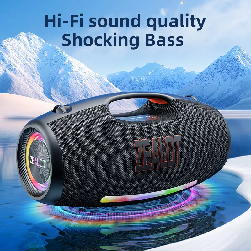 ZEALOT Waterproof Portable Bluetooth Speaker With Powerful Deep Bass