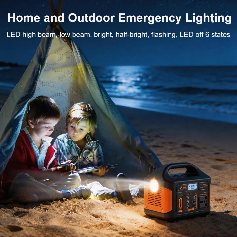 GaiaRay Portable Solar Generator With LiFePO4 Battery