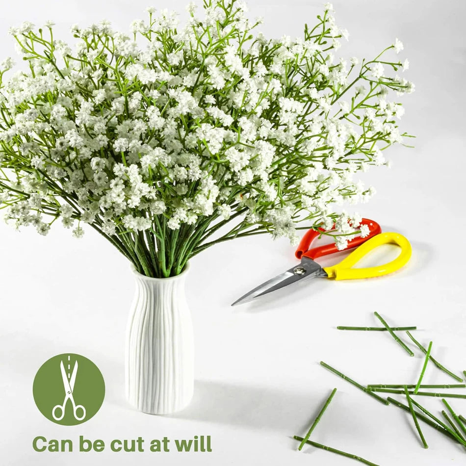 Artificial Babysbreath Flowers for Wedding Table Decor Bouquet