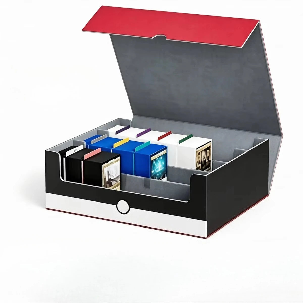 BANLOGA Trading Card Storage Box With Dividers For Decks