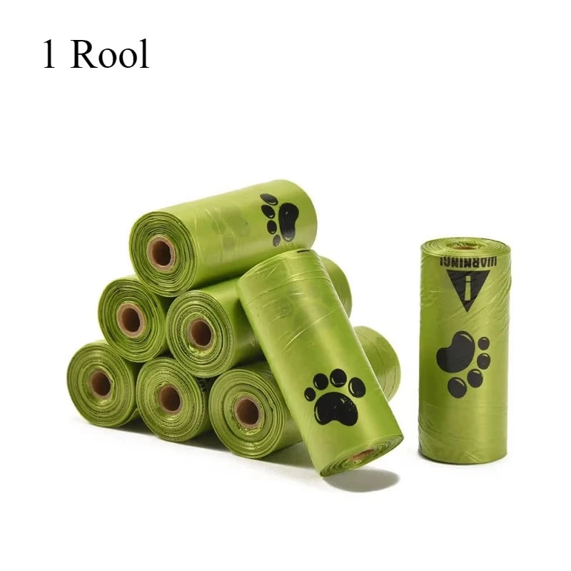 Premium Leak Proof Dog Waste Bags With Durable Paw Print Design
