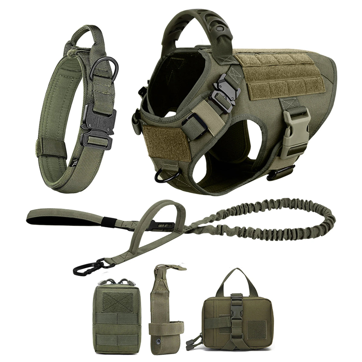 Petavel Nylon Dog Harness And Leash Set For Dogs Walking Vest