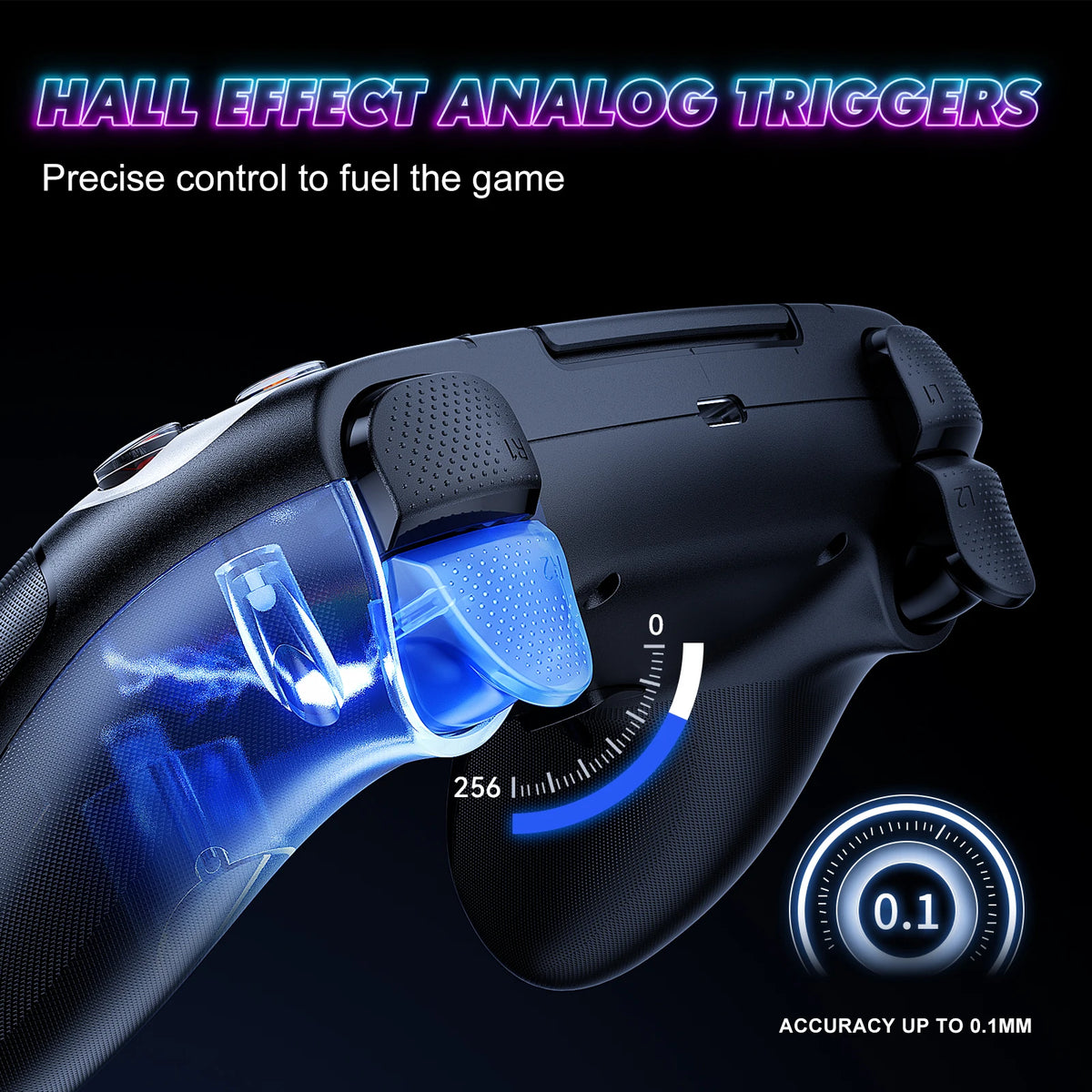 Turpow Wireless Controller for PS5 and PC With Turbo Function