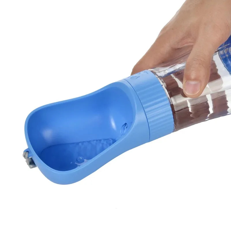 Portable 2 In 1 Dog Water Bottle Food Container Travel