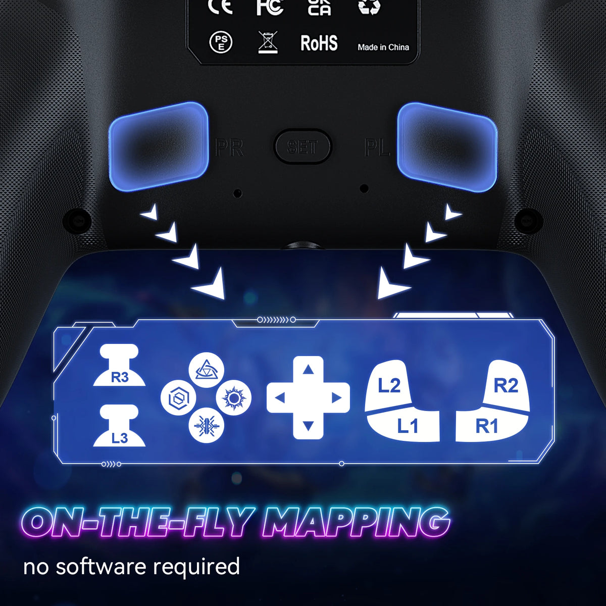 Turpow Wireless Controller for PS5 and PC With Turbo Function