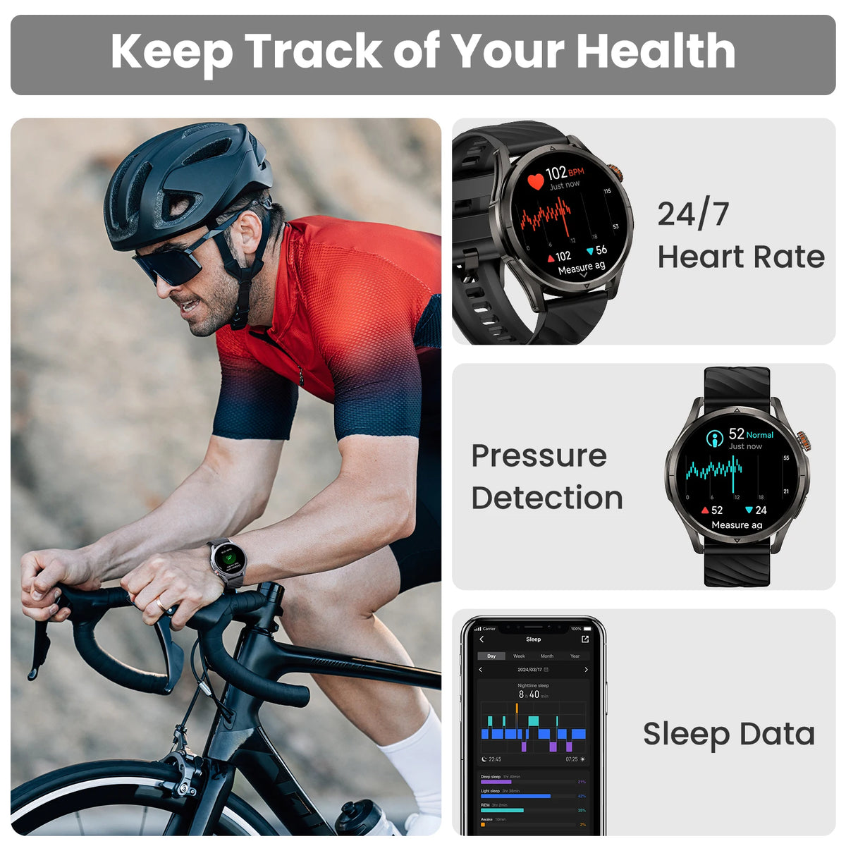 KOSPET Magic R10 GPS Smartwatch AMOLED Dual Band GNSS