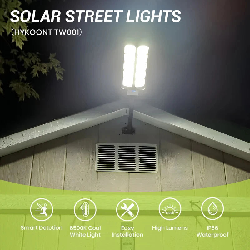 Solar LED Outdoor Street Light With Motion Sensor And Remote