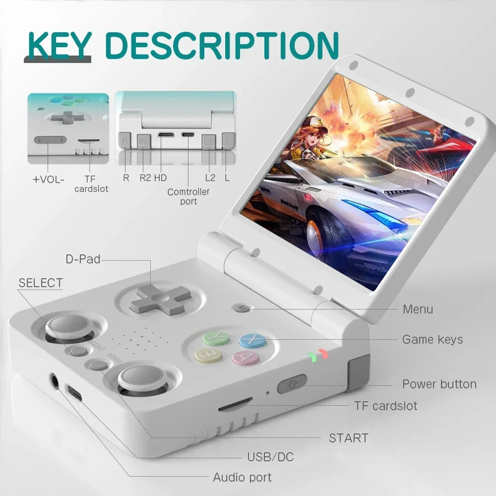 MIYOO Flip V2 Handheld Console IPS Screen Linux Onion OS