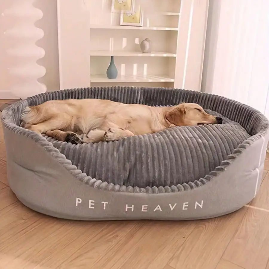 Plush Machine Washable Pet Bed For Dogs And Cats