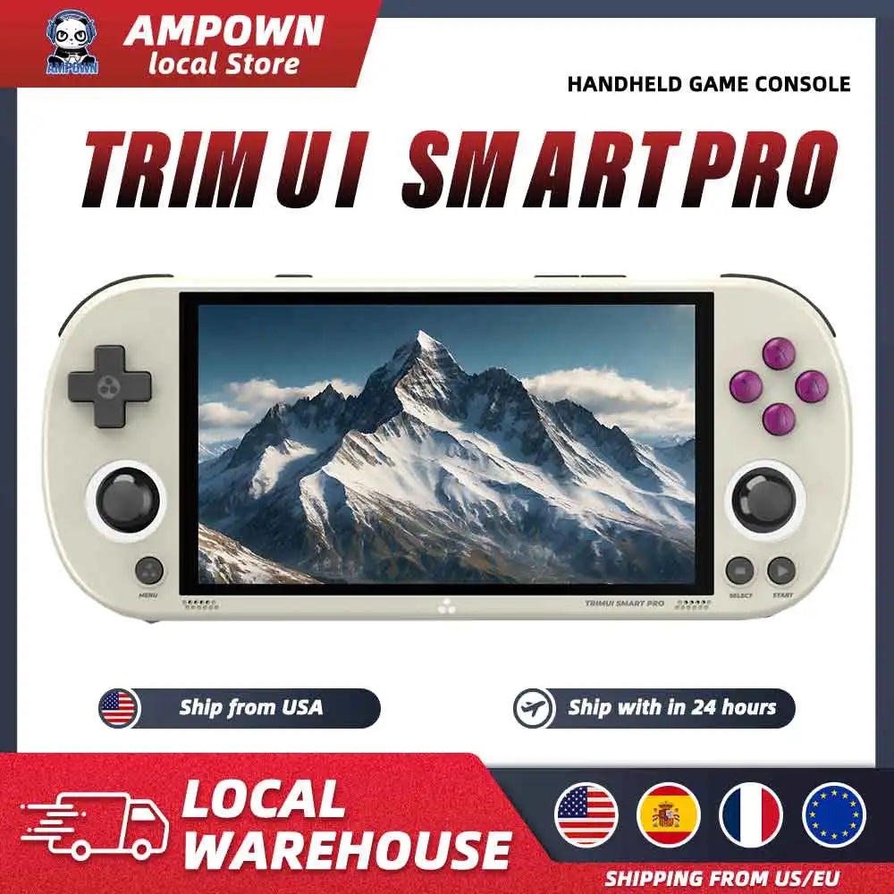 TRIMUI Smart Pro Linux Handheld Game Console With RGB Lighting