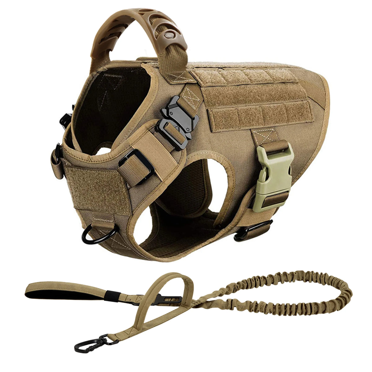 Petavel Nylon Dog Harness And Leash Set For Dogs Walking Vest
