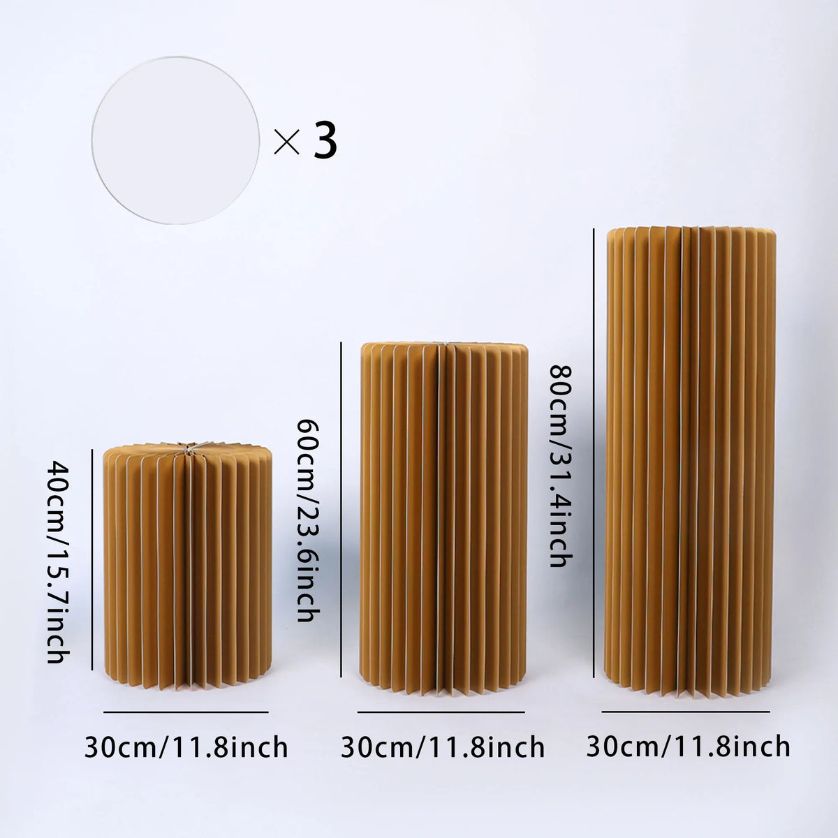 Round Roman Column Pedestal Stands Dessert Display Wedding Centerpieces
