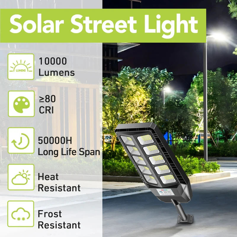 Solar LED Outdoor Street Light With Motion Sensor And Remote