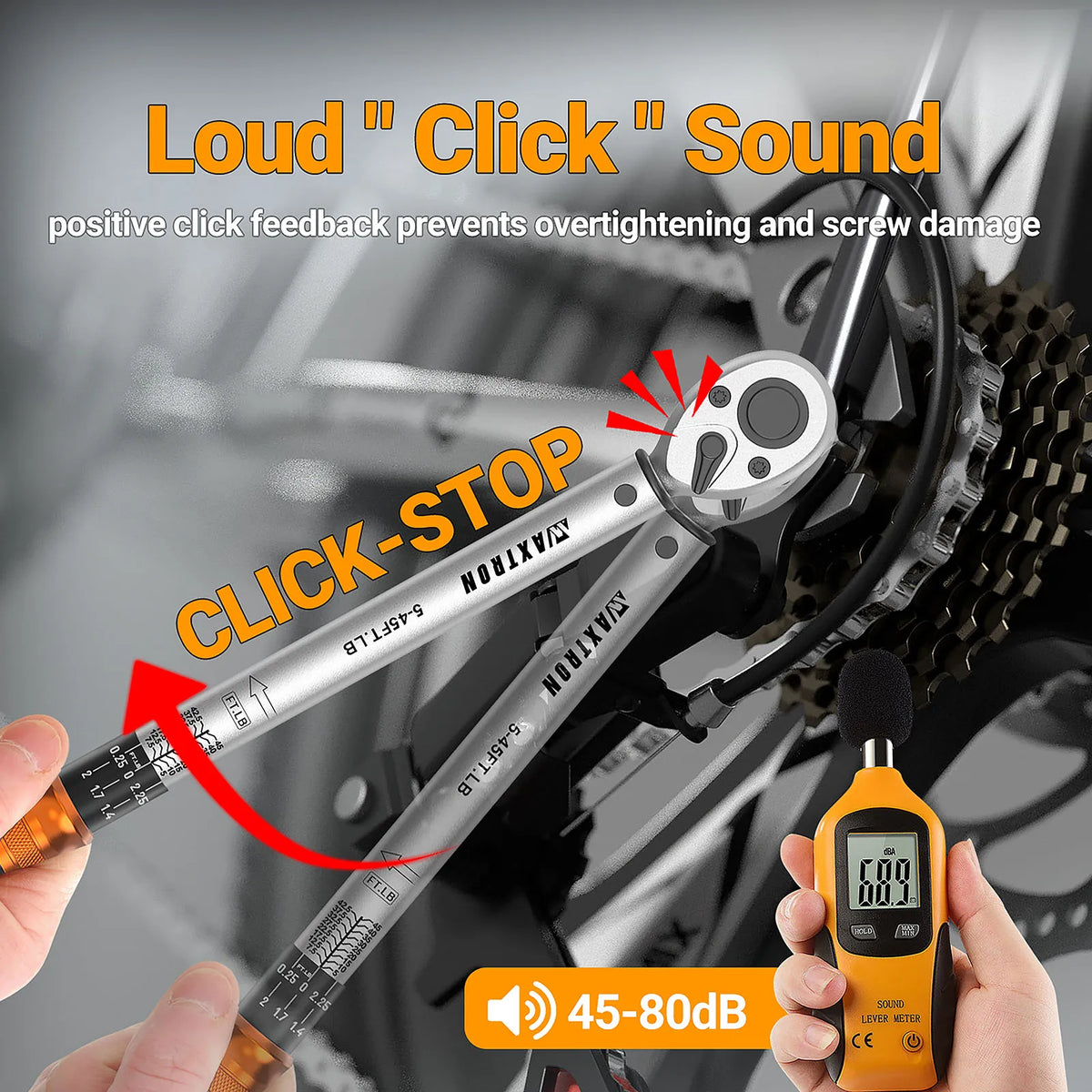Waxtron Chrome Vanadium Steel Adjustable Torque Wrench