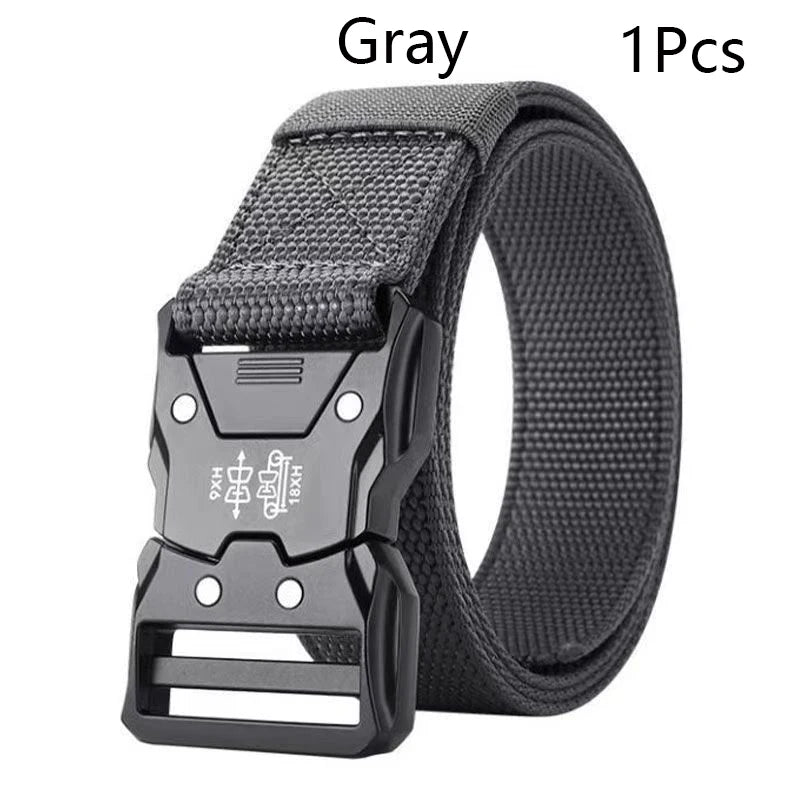 Quick Release Tactical Belt For Outdoor Sports And Everyday Wear