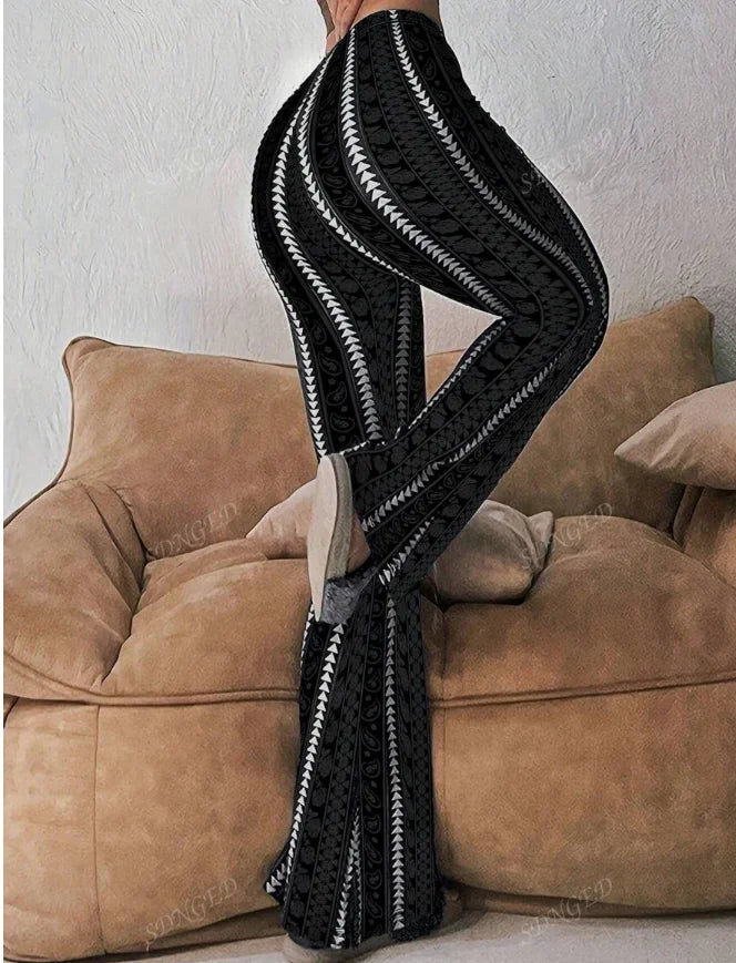 Women's Slim Fit Stretch Knit Polyester Commuter Pants