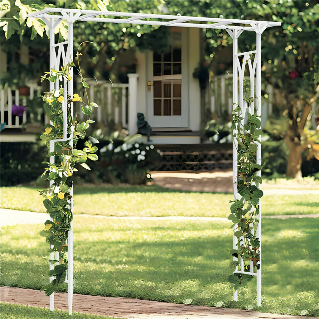 Metal Garden Arch Arbor For Weddings And Outdoor Climbing Plants